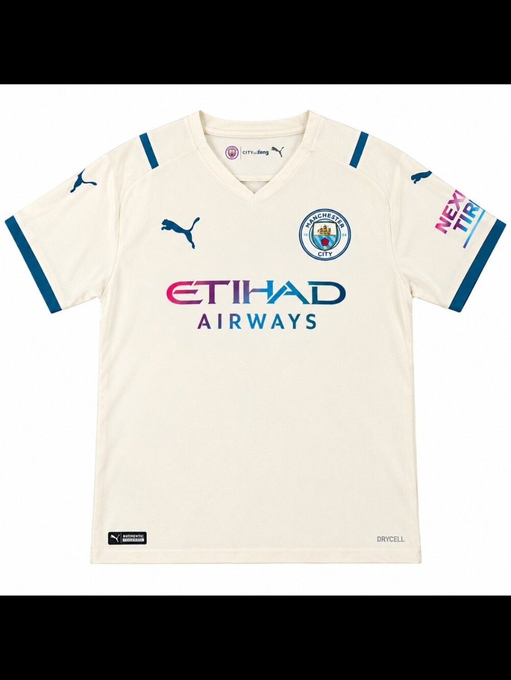 Manchester City 2021-22 Puma Jersey Away Mens Large